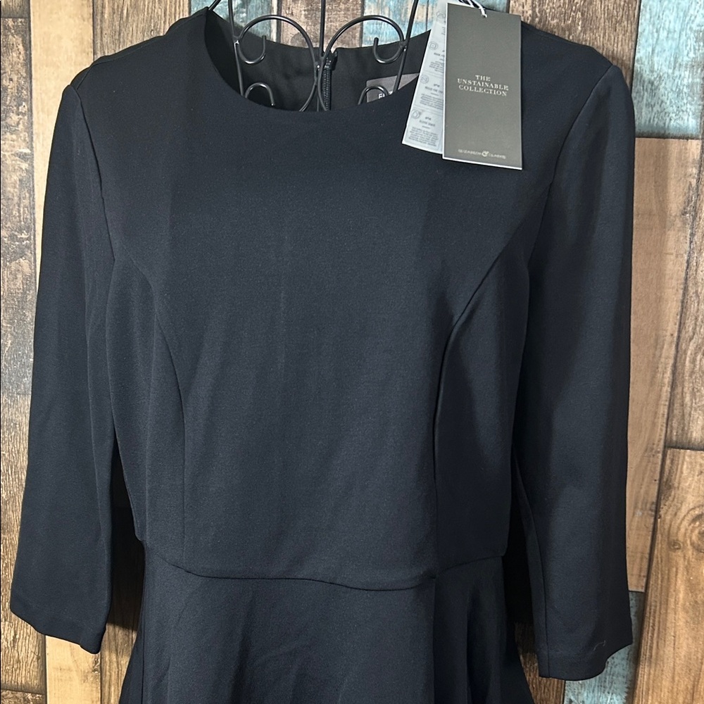 Elizebeth & Clarke  Black High Low top - Picture 5 of 14